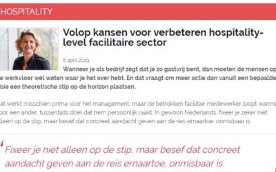 Volop kansen voor verbeteren hospitality-level facilitaire sector