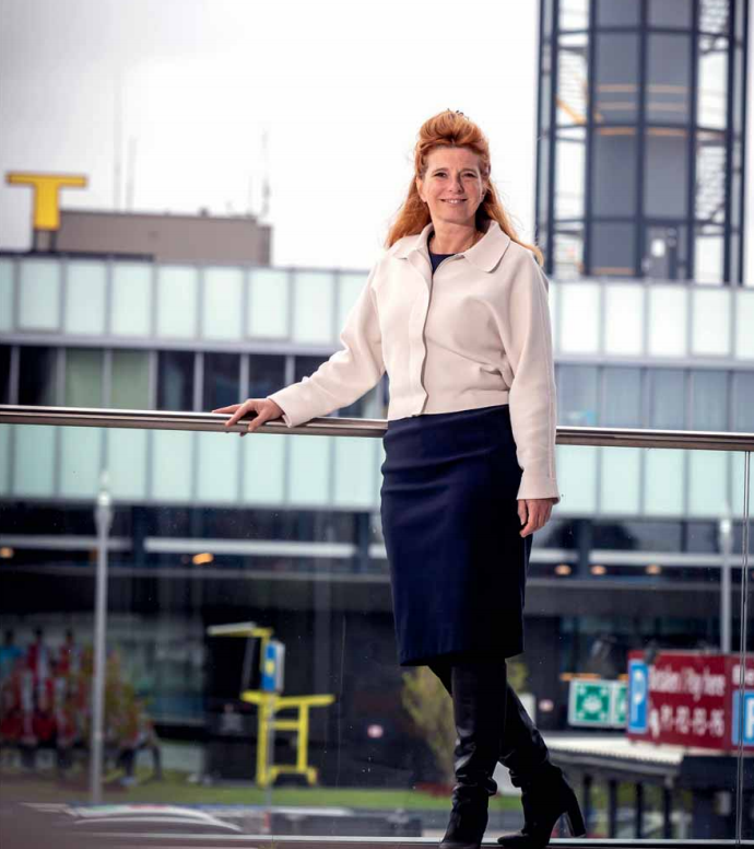 Désirée Breedveld, commercieel directeur Rotterdam The Hague Aiport over gastvrijheid op de luchthaven